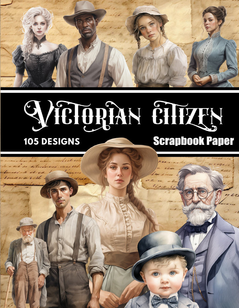 Victorian Citizen Scrapbook Paper