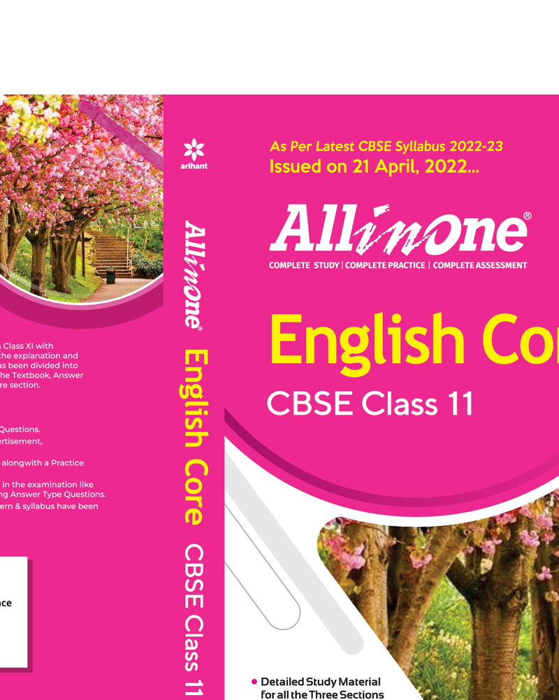 CBSE All In One English Core Class 11 2022-23 Edition (As per latest CBSE Syllabus issued on 21 April 2022)