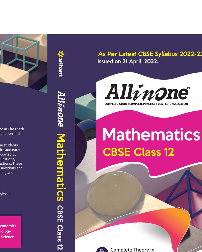 CBSE All In One Mathematics Class 12 2022-23 Edition (As per latest CBSE Syllabus issued on 21 April 2022)