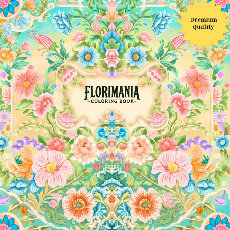 Florimania Adult Coloring Book