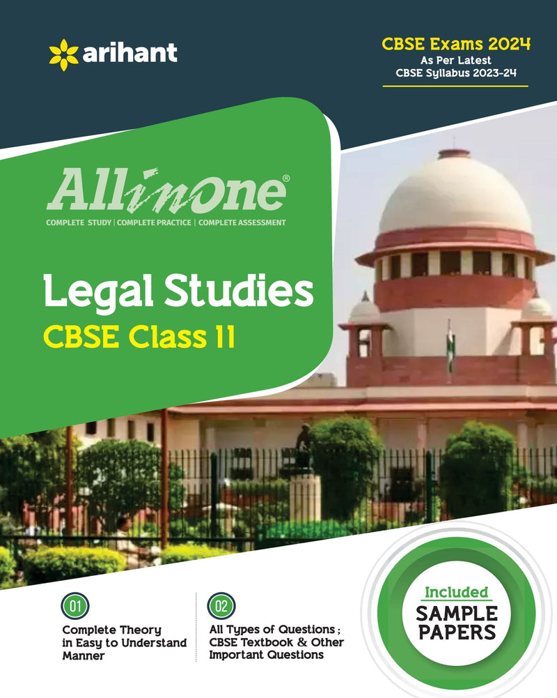 All In One Class 11th Legal Studies for CBSE Exam 2024