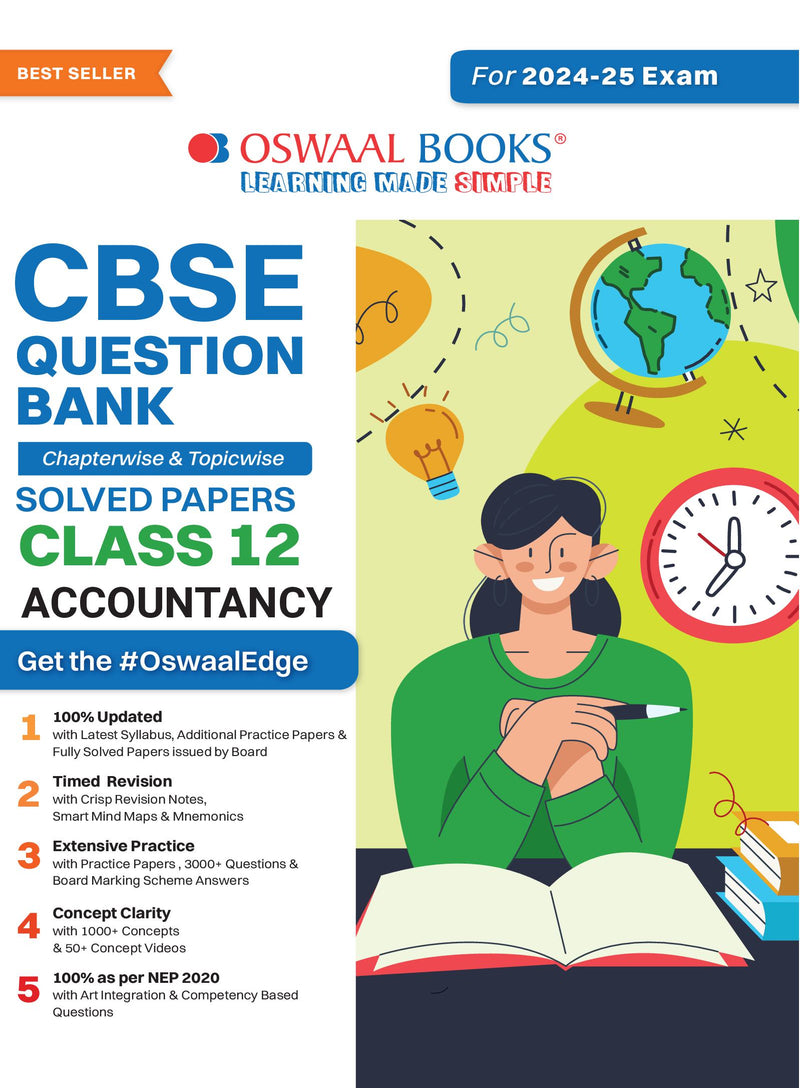 Oswaal CBSE Question Bank Class 12 Accountancy, Chapterwise and Topicwise Solved Papers For Board Exams 2025