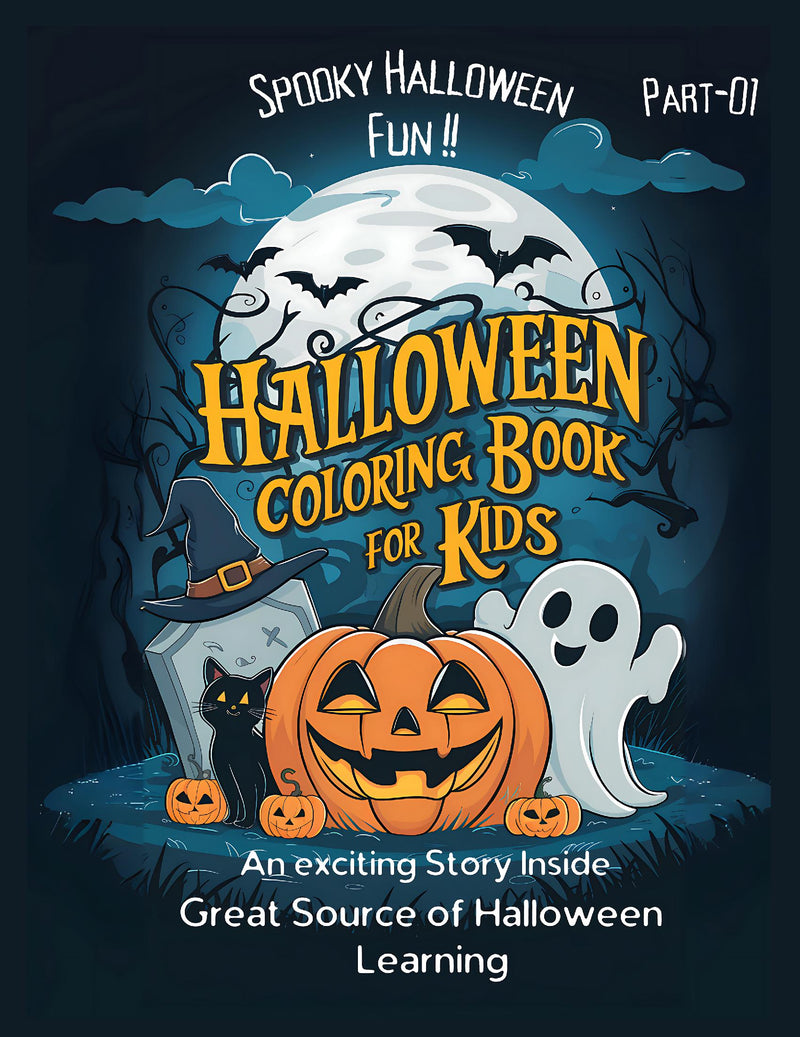 Halloween Coloring Book for Kids